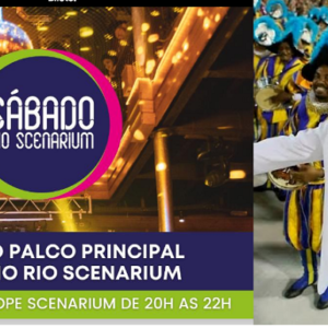 Bateria da Unidos da Tijuca se apresenta no Rio Scenarium neste sábado (2/07)