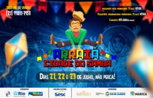 O Arraiá da Cidade do Samba será invadido pelas tradições Nordestinas com festa julina, nos dias 21, 22 e 23
